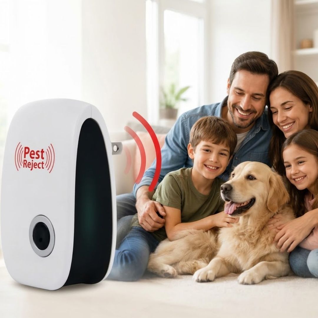 Pest Repellet Repelente Ultrasónico para Ratones e Insectos 🚫🐀🚫🪳